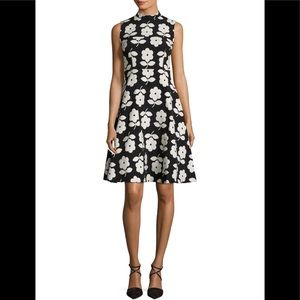 NWT—Orla Kiely Jacquard Floral Print Fit & Flare Dress US size 8/ UK 12–NWT